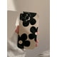 thumbnail image 1 of 1pc Gucadi Black Floral Phone Case For Apple Iphone, 1 of 4
