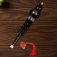 thumbnail image 6 of STARTIST Chinese Hulusi Flute Gourd Hlute with Mouthpiece Woodwind with Chinese Knot Professional Chinese Folk Instrument Traditional Black B Key, 6 of 8