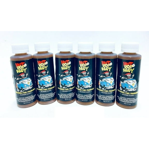 Power Plus Lubricants-6 PACK PATCHOULI Fuel Fragrance for Car, Motorcycle, ATV, IMCA - 4 fl oz