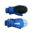 thumbnail image 4 of Manoplas Impermeables Cómodos Candado De Conexión Para Niños Al Aire Libre Muñecos De Nieve Azul M Sunnimix Guantes de esquí de nieve, 4 of 8