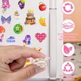 thumbnail image 2 of FEMBW Window Clings Gel Stickers for Girls, 41Pcs Thick Car Window Stickers for Kids Toys, Heart Butterfly Fruit Dessert Mermaid 3D Stickers for Home Decor Kids Gifts, 2 of 7