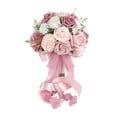 thumbnail image 4 of Ramo de rosas para boda, ramo de novia, ramo romántico para , novia sosteniendo ramo para bodas, centros de mesa, , aniversario, 4 of 8