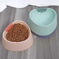 thumbnail image 4 of YOITEA Pet Food Bowl Non-Slip Nonstick Plastic Elevated Cute Reusable Strawberry Kitten Feeding Dish Washable Nonstick, 4 of 4