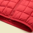 thumbnail image 7 of Dnhxils Winter Jackets for Girls Puffer Coat with Hood for Toodlers Zip Up Lightweight Jacket Girls Winter Fashion Clothes Red 7-8 Years, 7 of 7