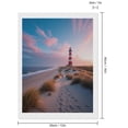 thumbnail image 2 of Diamond Art Kits for Adults - Beach Lighthouse Sunset Sky 5d Diamond Painting for Adults, Diamond Art for Adults Beginners, Frameless Diamond Painting Kits for Adults for Home Wall Decor, 2 of 7