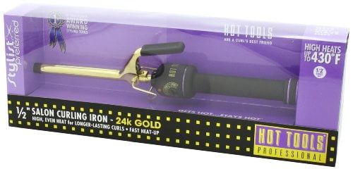 Hot Tools カールヘアアイロン Hot Tools 24K Gold Curling Iron, 3/4 Inch, Model 1101
