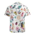 thumbnail image 3 of High Quality Hawaiian Shirts for Men Short Sleeve Aloha Beach Shirt Floral Summer Casual Button Down Shirts Blouses MW7R2F, 3 of 7