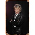 thumbnail image 1 of Varilla Placa Metal Vintage Stewart Pintura Hierro Rectangular Arte La Pared 20x30cm, 1 of 9