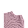 thumbnail image 4 of FOCUSNORM Toddler Girls Mock Neck Sweaters Long Sleeve Cable Knit Pullovers, 4 of 9