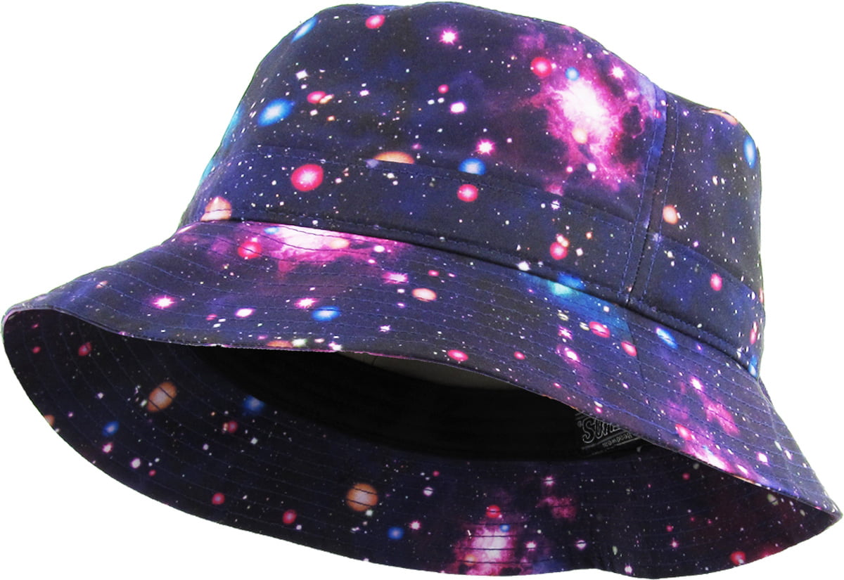 Kbethos Galaxy Bucket Hat Fashion Space Print Summer Cap