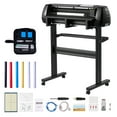 thumbnail image 1 of VEVOR Vinyl Cutter Machine, 28 inch Max Feed Width, Dual Blades, Adjustable Force and Speed, LED Display, Vinyl Plotter Cutter Printer Bundle with Sticker Sheets, 1 of 9