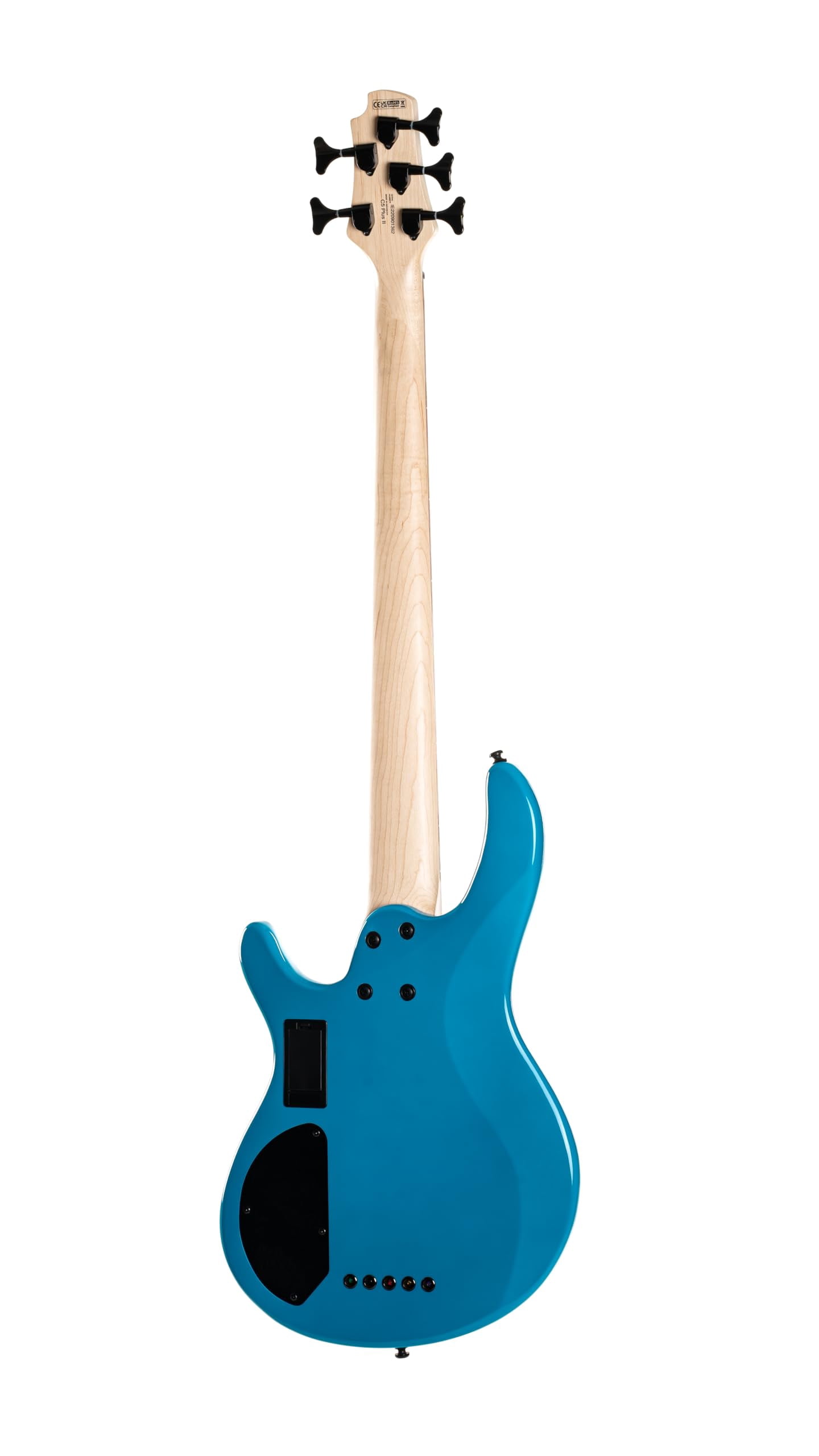 Cort Guitars C5DELUXECBL-U Artisan Series C5 Deluxe 5-String Bass, Candy Blue