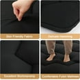 thumbnail image 5 of Historyli Japanese Floor Mattress Futon Mattress,3 '' Thicken Daybed Futon Roll Up,Portable & Foldable Tatami Mat for Sofa Lounger Camping Dormitory Yoga Sleep Nap Meditation (Twin,Black), 5 of 6