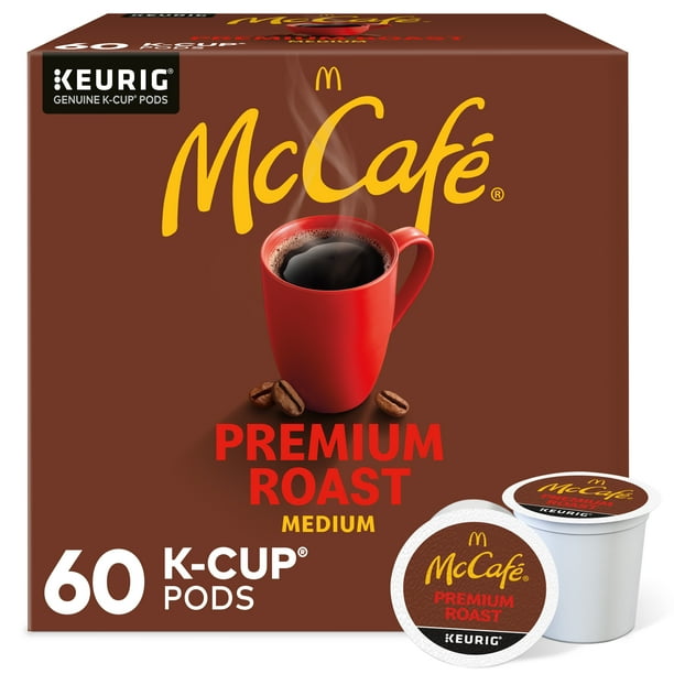 McCafe Premium Roast Coffee KCup Coffee Pods, Medium Roast, 60 Count