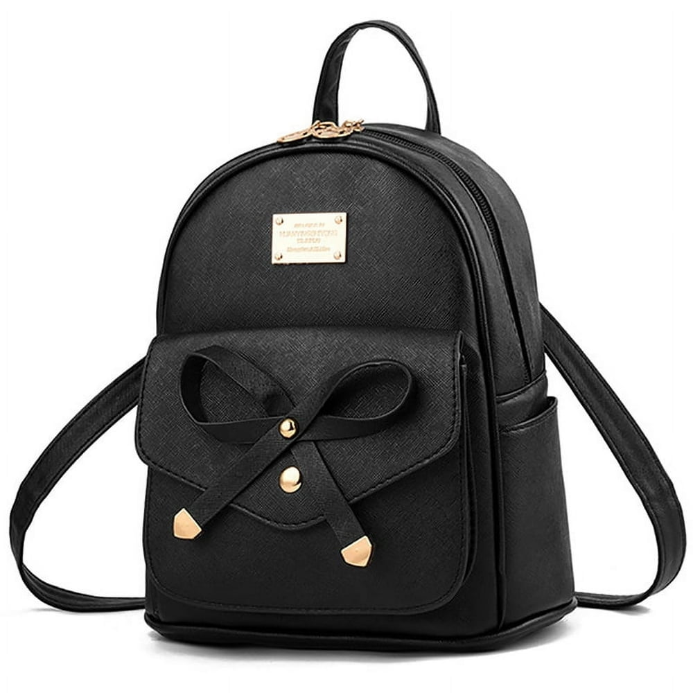 brown leather look backpack The Classic Backpack
