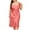 Red, variant on lmcalzta Plus Size Womens Silk Satin Nightgown Sexy Lace Chemise Lingerie Long Sleepdress for Ladies Sleepwear