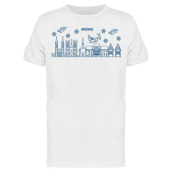 Orleans Winter City T-Shirt Men -Image by Shutterstock, Male x-Large