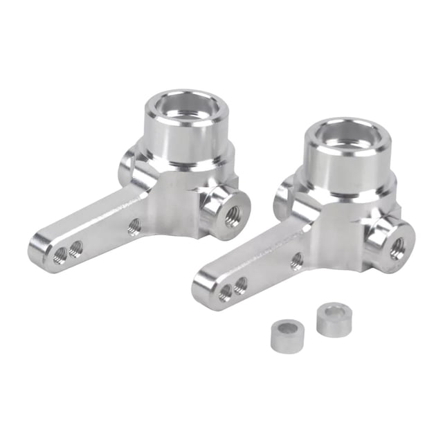 Milaget 2 Pcs 1/10 Poignée de Direction avant RC DIY Accs Robuste pour Gf02 M-03 M-03L argent