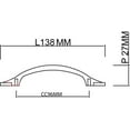 thumbnail image 6 of Richelieu BP198396R3 3-3/4" Center To Center Handle Cabinet Pull From The Expression, 6 of 6