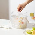 thumbnail image 7 of Household Ice Bucket, Bucket Storage Tub Multifunctional Clear with Lid and Small for Champagne Camping Living Room Home, 7 of 7