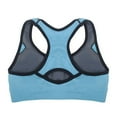 thumbnail image 4 of Toptie 2 Pack Racerback Sports Bras, Ladies High-support Bras-Grey-2XL Fit 38E 44C 44D 46A 46B, 4 of 5