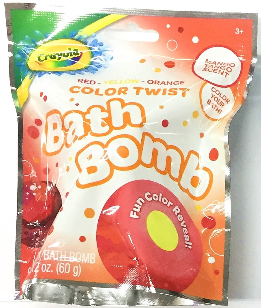 Crayola Jumbo Orange Fizzie Bath Bomb