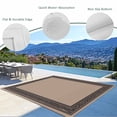 thumbnail image 3 of Black Brown Greek Key Outdoor Rug 4x6 Ft - Reversible Patio Rug Outdoor Camping Rugs, Geometric Greece Ancient Farmhouse Geo Indoor Outdoor Area Rugs, Non-Slip Outdoor Carpet Runner for Deck/Porch, 3 of 8