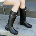 thumbnail image 5 of HSBDNZQ Rain Boots for Women, Waterproof Knee High Rubber Boots, Fashion Comfy Tall Water Boots Lightweightr Garden Booties for Outdoor, 5 of 6