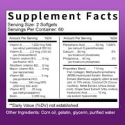 Biotin 25000 Mcg, Helps Promote Skin, Hair and Nail Health, Softgels 120 Count(2 Pack)