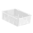 thumbnail image 2 of Caja de almacenamiento Ticfox transparente para calcetines y ropa interior con diseño de partición, 2 of 14