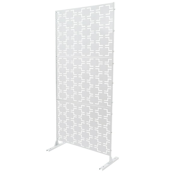 Wildnix Durable and Adjustable Patio Privacy Screen with Removable Panels, High-Quality Steel, Anti-Corrosion, and Easy Installation for Home and Garden Use