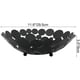 thumbnail image 2 of Cesta de metal para frutas, cesta decorativa para frutas de 11.6 pulgadas, centro redondo grande, cuenco decorativo para encimera, soporte para frutas para decoración del hogar, cocina, encimera, mostrador, negro Ormromra CZJJ-ZH79, 2 of 8