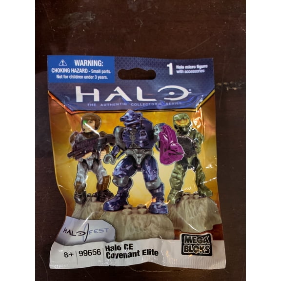 Halo CE Covenant Elite Mega Bloks HaloFest Pax 99656 NEW!