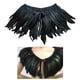 thumbnail image 4 of Capa de plumas, bufandas góticas, accesorios, hombro de bruja, cisne negro para Halloween A, 4 of 8