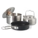 thumbnail image 3 of Juego de utensilios de cocina Juego de utensilios de cocina para acampar, ollas y sartenes plegables para mochilero con hervidor de agua, 3 of 8