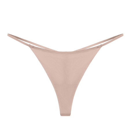 Meiodtion Underwear for Women Plus Size Hipster Comfort Seamless Panty Cute Banded Waist Breathable Stretchable Panties Beige XL