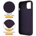 thumbnail image 4 of Magnetic Case for iPhone 13，Compatible with MagSafe Charging with Ring Stand  Heavy-Duty Protection Liquid Silicone Phone Case,Purple,For iPhone 13, 4 of 6