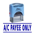 thumbnail image 1 of A/C PAYEE ONLY Self Inking Rubber Stamp Office Stationary Custom Shiny Stamp, 1 of 1