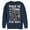 Navy Blue, variant on Men's Star Wars: The Mandalorian This Is The Way Mando  Sweatshirt Navy Blue Large