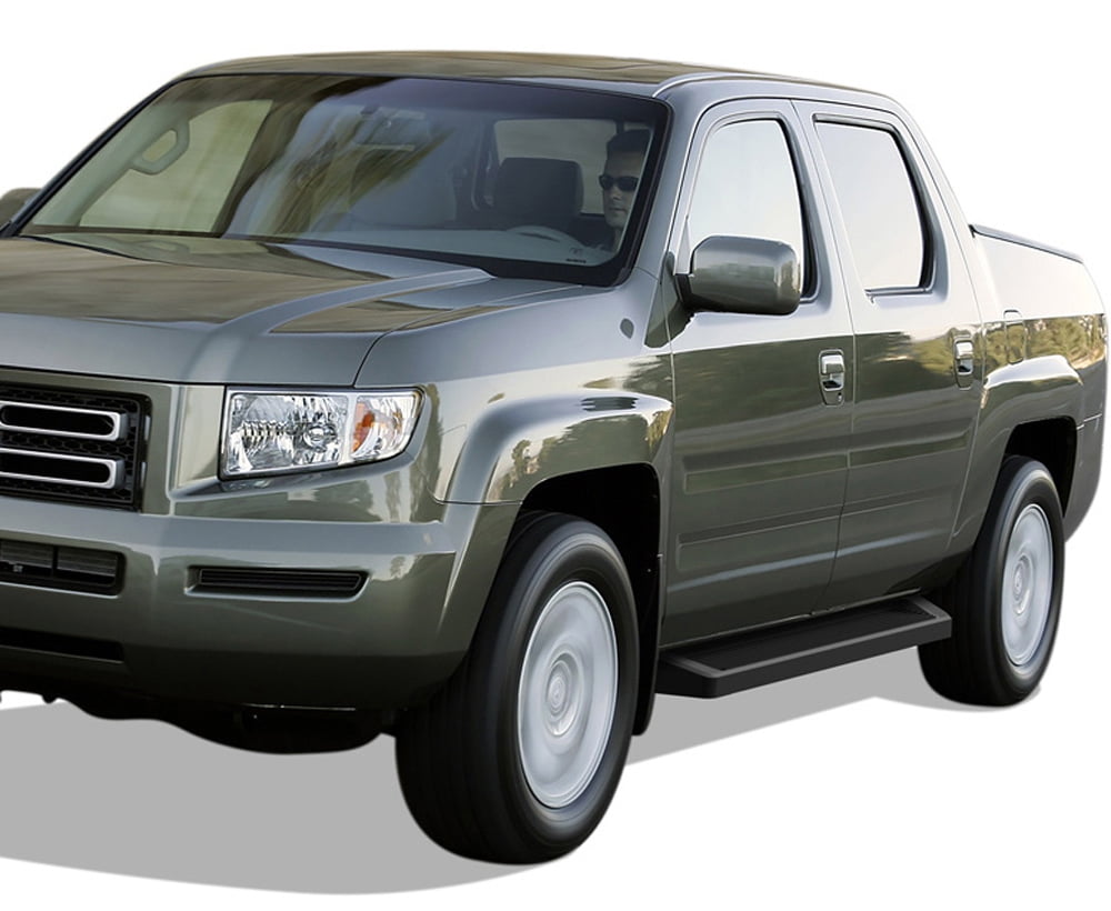 APS Black Running Boards Style Compatible with Honda Ridgeline 2006-2014 Crew Cab (Nerf Bars Side Steps Side Bars)