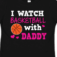 thumbnail image 4 of Inktastic I Watch Basketball with Daddy Boys or Girls Toddler T-Shirt, 4 of 5