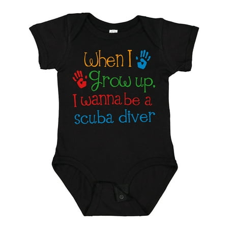 

Inktastic Future Scuba Diver Childs Diving Gift Baby Boy or Baby Girl Bodysuit