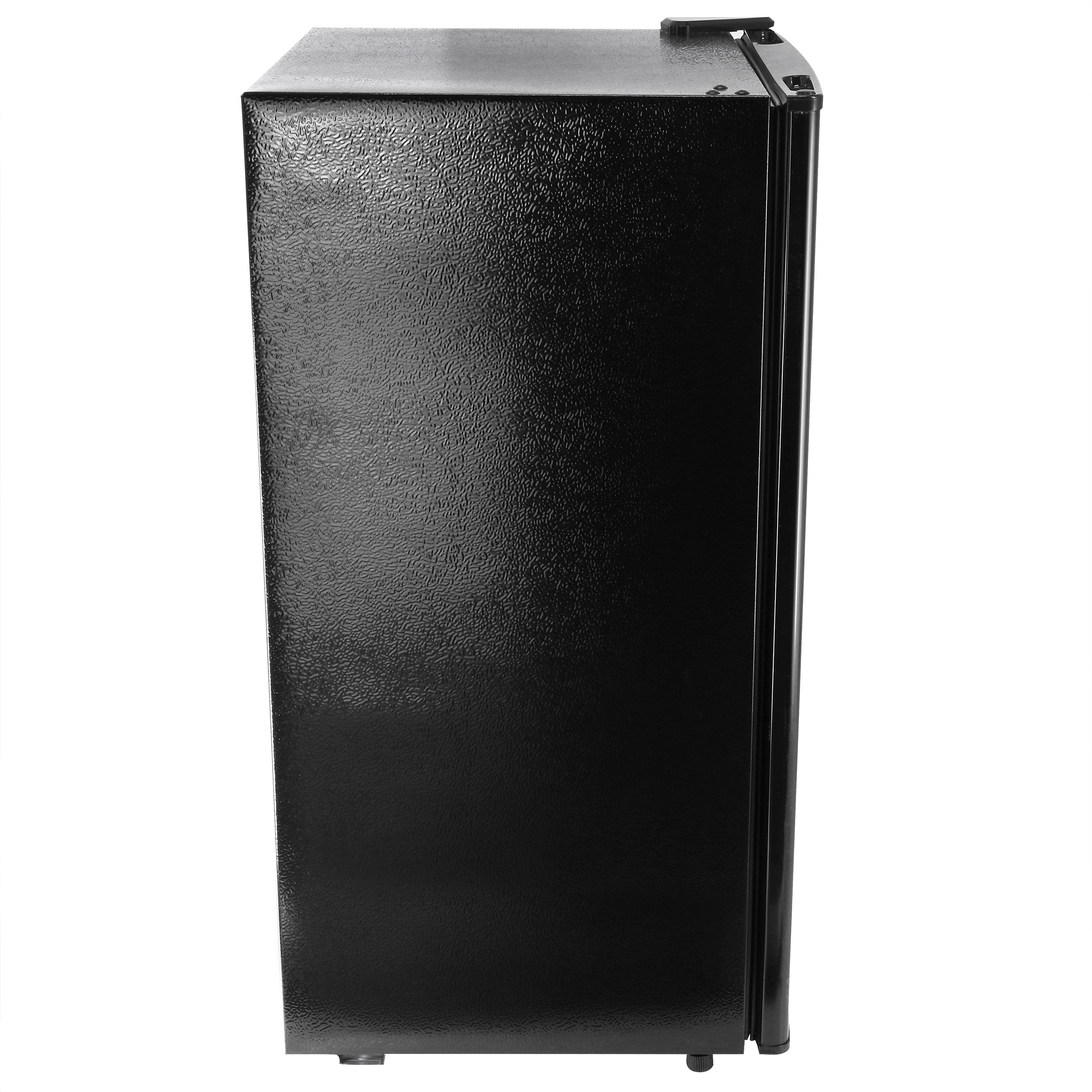 MegaChef Mini Refrigerator with Shelves, Stainless Steel Black, 43.8 lb