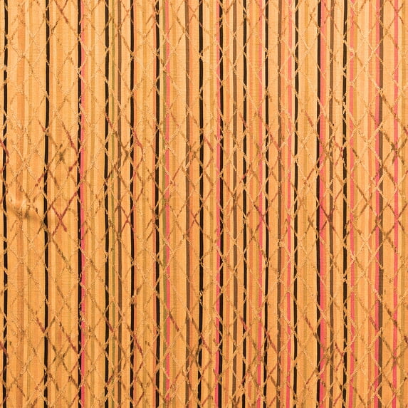 Ahgly Company Indoor Square Abstract Orange Modern Area Rugs, 4' Square