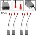 thumbnail image 1 of Custom Fit Speaker Wire Harness Adapter for For CRV 1997 2011 4 Pieces, 1 of 2