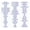 Blue Inverted, variant on Toolbox Organizational Magnetic Rounded Labels Ultimate Set by DCM Solutions (Black, 0.75"H x 4.5"W)