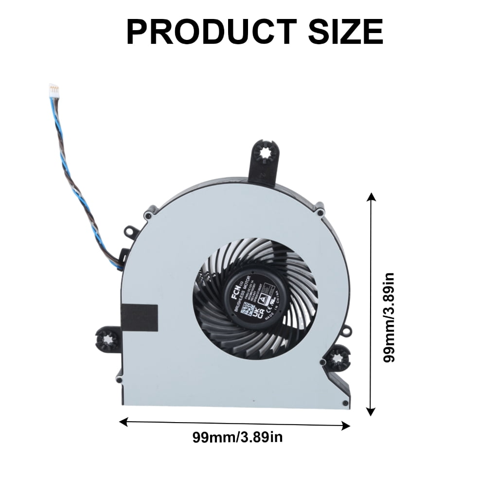BQBQERT Laptop CPU Cooling Fan DC12V 1A 4Pin 4wires Coolers Fan for 32-B 6033B0103301 FNSU Coolers Fan
