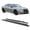 Carbon Fiber Print, variant on Ikon Motorsports Side Skirts Extension Fits 2011-2023 Chrysler 300, SRT Style PP Matte Black Rocker Panel Splitter Side Underbody Spoiler 2PCS