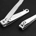 thumbnail image 4 of EXLEAF 2026 New Stainless Steel Curved Fingernail Clipper with File and Chain Fingernail Clippers for Everyday Use for Home, Travel, Salon, Personal Care,1 Count, 4 of 7