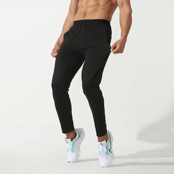 Pantalones de chándal de lana para hombre, pantalones informales para gimnasio al aire libre, Fitness, cintura trasera, bolsillo, entrenamiento, correr, pantalones deportivos, ropa para correr